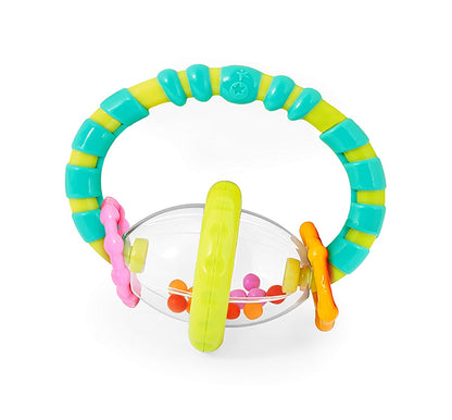 Bright Starts Baby Rattle And Teether Toy, BPA-Free, Ages 3 Months Plus
