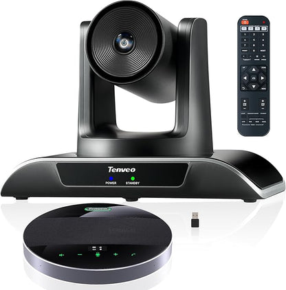 Tenveo All-in-One Conference System 3X Optical Zoom PTZ Camera and MagiCall
