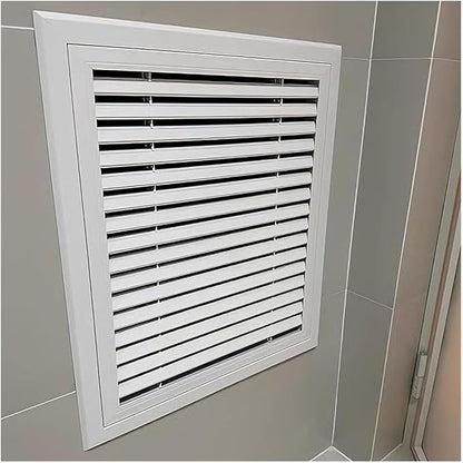Drywall Access Panel with Filter, Aluminum Air Vent Cover, Removable Shutter, Multiple Sizes (400x400 mm / 15.8"x15.8"), Perfect for Easy Airflow and Maintenance