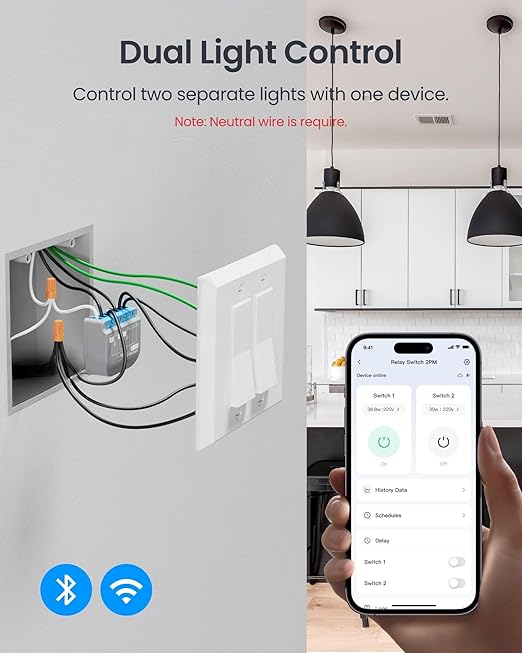 SwitchBot WiFi Switch 2PM Compatible