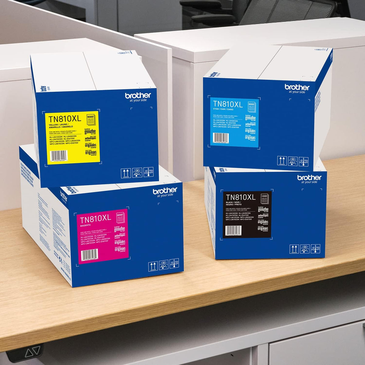 Brother Genuine High Yield Toner Cartridge, TN810XLM, Replacement Magenta Toner, Page Yield Up to 9,000 Pages