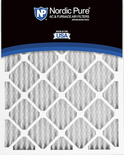 Nordic Pure 12x12x1 (Actual Size: 11 3/4 x 11 3/4 x 3/4) Pleated MERV 13 Air Filters 12 Pack