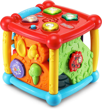 VTech Busy Learners Activity Cube for Toddlers and Preschool Kids, Purple Learning Toy