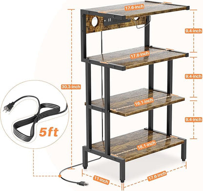 Aquzee Video Game Console Shelf, Stereo Racks