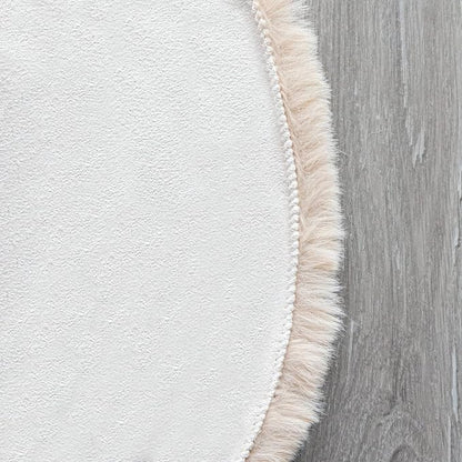 ORINOVA Shag Polyester Bunny Washable Fluffy Rug Runners for Hallways Camel Plush Area Rugs for Living Room Bedroom Sheepskin Rug 2x6 Shaped Nursery Rugs