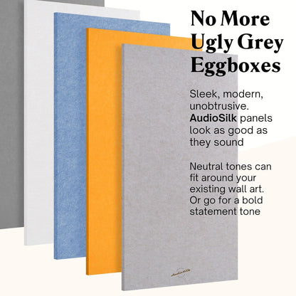 Acoustic Panels, 4 Pack ROOM KIT, Large, 46" x 23", Natural
