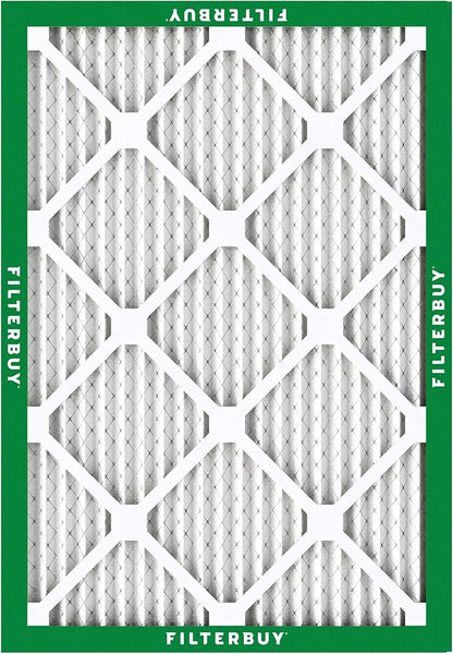 Filterbuy 8x14x1 Air Filter MERV 8 Essential Dust & Allergy Defense (5-Pack), Electrostatic Pleated HVAC AC Furnace Filters Replacement, Made in USA (Actual Size: 7.50 x 13.50 x 0.75)