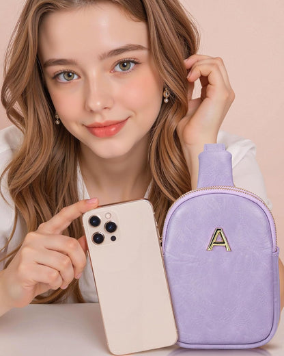 Gifts for 8 9 10 11 12 13 14 15 16 Year Old Girls, Personalized Sling Bag with Adjustable Strap, Lightweight Mini Crossbody Bag, Tween Girls Trendy Stuff, Gifts for Teen Girls