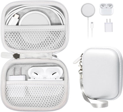 CaseSack All-in-One Case for iPhone MagSafe Charger & Battery Pack, Storage for Accessories/Power Adapter/Charge Cable/Docks, Compatible with AirPods 4/ Pro 3/2/ 1