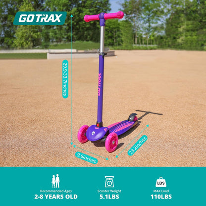 Gotrax KS1 Kids Kick Scooter with LED Lighted Wheels and Adjustable Handlebars