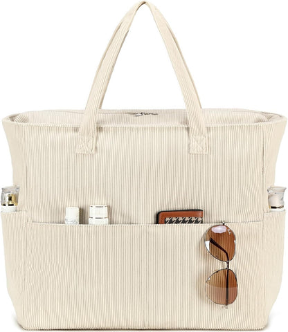 Beach Pool Bags Tote for Women Ladies Large Gym Tote Carry On Bag With Wet Compartment for Weekender Travel Waterproof
