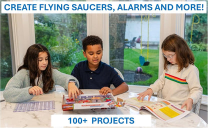 Snap Circuits Jr. SC-100 Electronics Exploration Kit, 100+ Projects, STEM Toy for Kids 8+