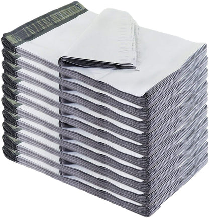 iMBAPrice 1000-Pack Poly Mailers 12x15.5 Inch Mid Size #5 White Color Poly Mailing Shipping Envelopes Bags, Self Seal Adhesive Waterproof and Tear Proof (Total 1000 Bags) in Bulk