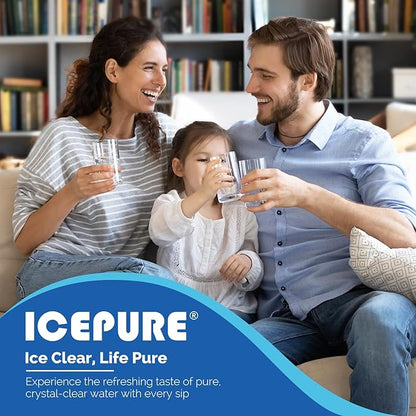 ICEPURE UKF8001 Replacement Refrigerator Water Filter For Maytag UKF8001, UKF8001AXX, Whirlpool 4396395, EDR4RXD1, 469006, EveryDrop Filter 4, RWF0900A, 5PACK