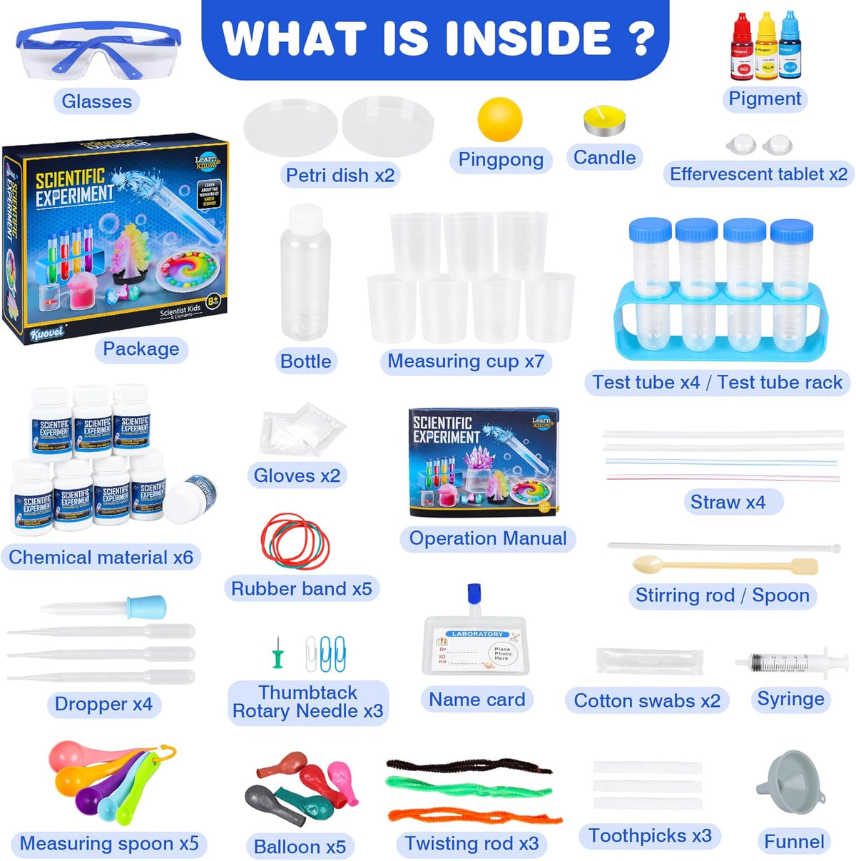Science Kit for Kids 80 Science Lab Experiments Educational Learning Tools