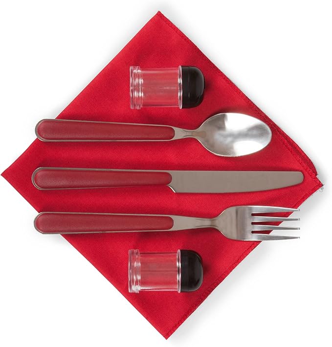 PICNIC TIME Coca Cola Pranzo Insulated Lunch Bag, Soft Cooler Lunch Box with Picnic Set and Dual Compartments, Portable Lunch Tote for Work and Travel, (Red)