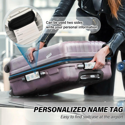 2Pcs Luggage Handle Wrap Suitcase Identifier Handle Covers Tags Soft Travel Bags Luggage Handle Gripper Accessories for Airplane Flying Star Koala