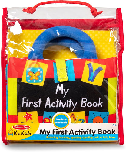 Melissa & Doug K's Kids My First Cloth Book for Babies and Toddlers Early Learning Developmental Soft Activity