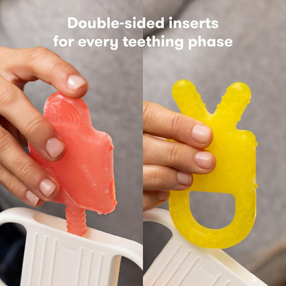 Frida Baby Silicone Teething Toy, 4-in-1 Teether for Babies and Infants