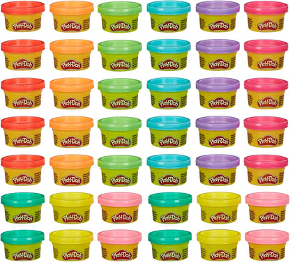 play-doh bulk handout 42-pack assorted colors 1-ounce modeling compound cans back to school gifts prizes