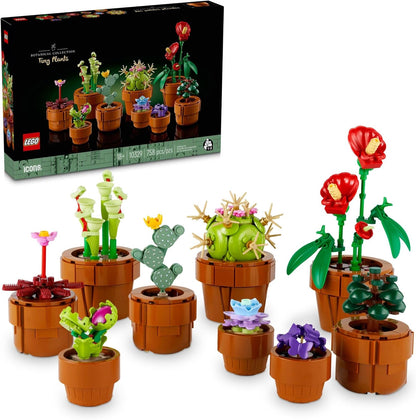 LEGO Botanicals Tiny Plants Artificial Indoor Plant Building Set for Adults Ages 18+