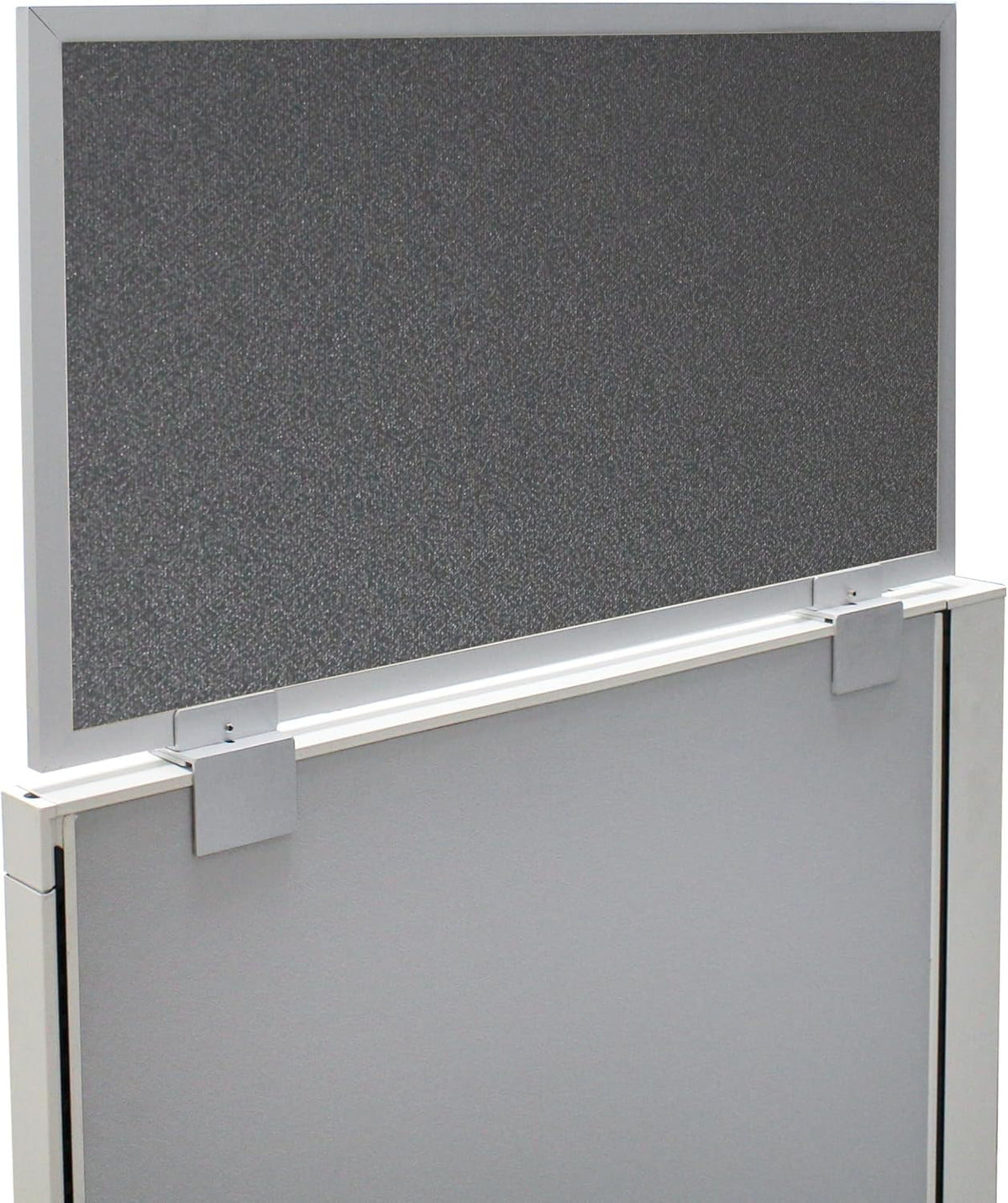 OBEX Acoustical Cubicle Privacy Screen Extender Desk Panel & Office Divider, Add Separation & Block Noise, 18" x 72", Graphite