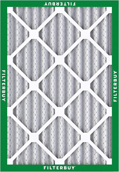 Filterbuy 30x36x2 Air Filter MERV 8 Essential Dust & Allergy Defense (5-Pack), Electrostatic Pleated HVAC AC Furnace Filters Replacement, Made in USA (Actual Size: 29.81 x 35.81 x 1.75)