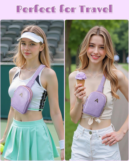 Gifts for 8 9 10 11 12 13 14 15 16 Year Old Girls, Personalized Sling Bag with Adjustable Strap, Lightweight Mini Crossbody Bag, Tween Girls Trendy Stuff, Gifts for Teen Girls