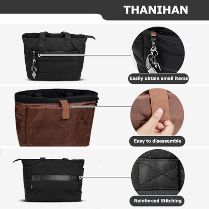Tote Bag for Women ，Travel Puffy Tote Bag For Women，Puffer Work Tote Handbag、Shoulder Bag Handbag for Travel, Work, Gym