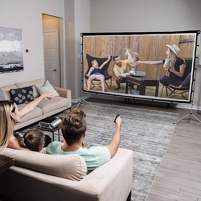 Projector Screen Outdoor, Vamvo Portable Projectors Screen