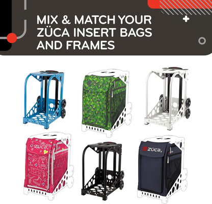 ZUCA Sport Frame with Built-in Seat (Choose Your Color), for Any Sport Insert Bag - (Insert Not Included)