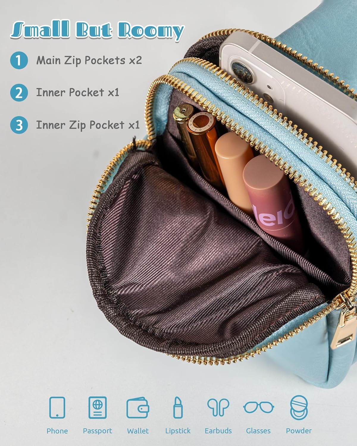 Birthday Gifts for 5 6 7 8 9 10 11 12 Year Old Girls, Initial Crossbody Bag for Girls, Tween Girls Trendy Stuff, Mini Sling Bag for Travel, Teen Girl Gifts Trendy Stuff, Small Everyday Bags