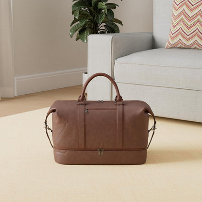 Weekender Overnight Bag Carry On Bag Travel Bag with Shoe Pouch