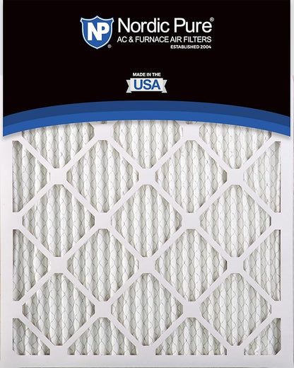 Nordic Pure 12x24x1 (Actual Size: 11 1/2 x 23 1/2 x 3/4) Pleated MERV 14 Air Filters 24 Pack