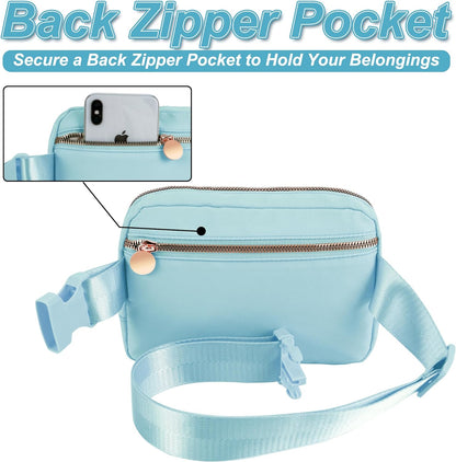 Birthday Gifts for 4 5 6 7 8 9 10 11 12 Year Old Girls,Gifts for Teens Kids Daughter Sister Her,Fanny Pack Belt Bag Crossbody Bags Cute Stuff for Girls Women Teen | Initial White C,Blue Bag