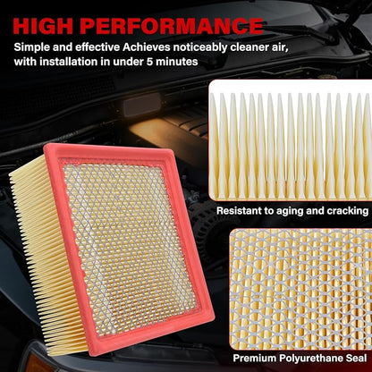 Filter Element Compatible with Dodge Ram 2500/3500/4500/5500 2019-2024 6.7L. Replace 68436631AA, 68157291AA, 53034051AB, 05083285AA, 68406048AA, Fuel Filter, Air/Oil Filter, Fuel Water Separator