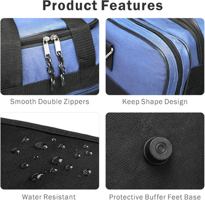 BuyAgain Duffle Bag, 17" Travel Carry On Sport Overnight Weekender Duffel Gym Bag with Adjustable Strap For Men Or Women