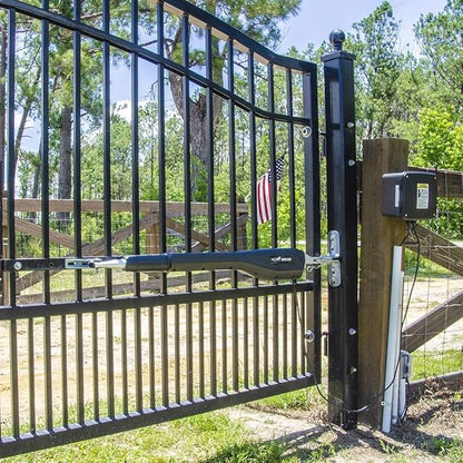 Mighty Mule Gate Opener, Solar and Smart Ready, Heavy Duty Automatic Gate Opener