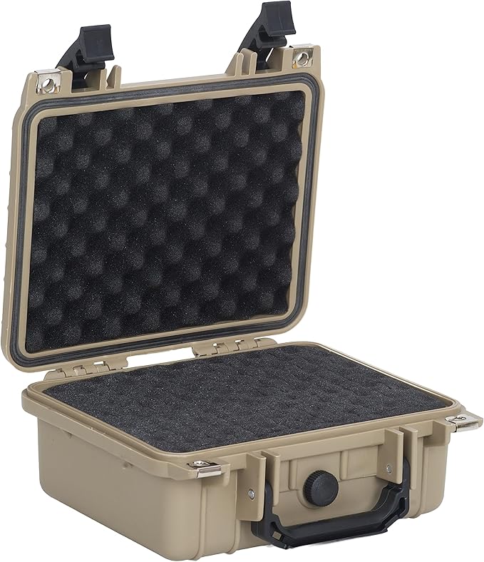 MEIJIA Portable All Weather IP67 Waterproof Protective Case,Hard Camera Case,Dry Case with Customizable Foam,Fit Use Of Drones,Camera,Equipments,10.62 x9.68x4.87inches