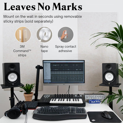 Acoustic Panels, 2 Pack, Large, 46" x 23", Yellow