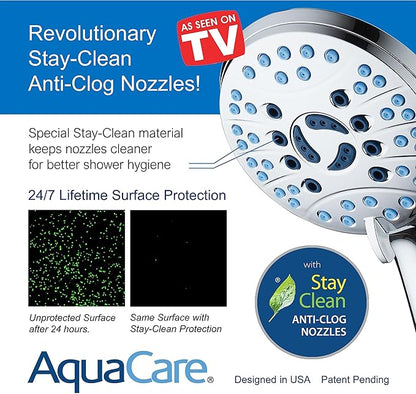 Hotel Spa AquaCare for California As-Seen-On-TV High Pressure Handheld Rain