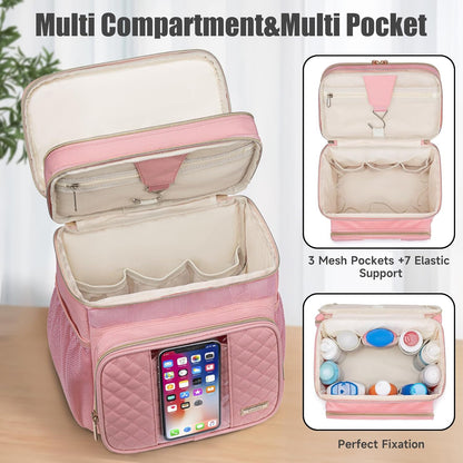 Large Toiletry Bag for Women Men,Bathroom Bag,Water Resistant Shower Bag,Makeup Bag,Portable Shower Caddy for College Dorm,Hanging Travel Toiletry Bag with Transparent Waterproof Phone Pocket