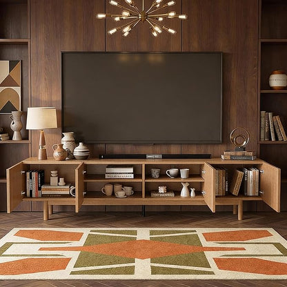 gaoyangjiaju 86.61" Wooden TV Cabinet
