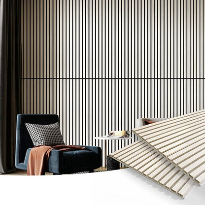 Art3d 2 Wood Slat Acoustic Panels