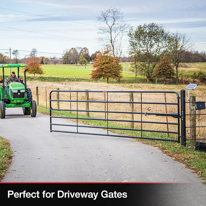 Mighty Mule MM371W Automatic Gate Opener, Smart and Solar Ready, Includes Gate
