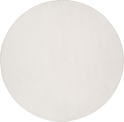 Abani Cream Area Rug for Living Room, Bedroom- Zen Reiki Pattern- 6' Round -Durable & Easy to Clean