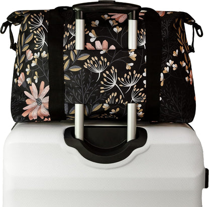 Jadyn Lola Travel Bag, Weekender/Overnight Duffel, Gym Tote Bag for Women, Men