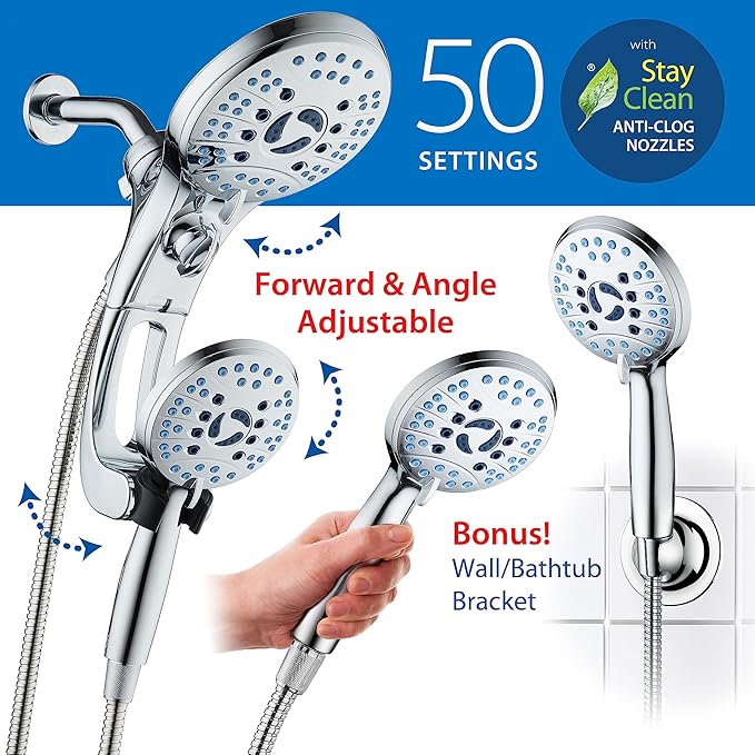 Hotel Spa AquaCare for California As-Seen-On-TV High Pressure Handheld Rain