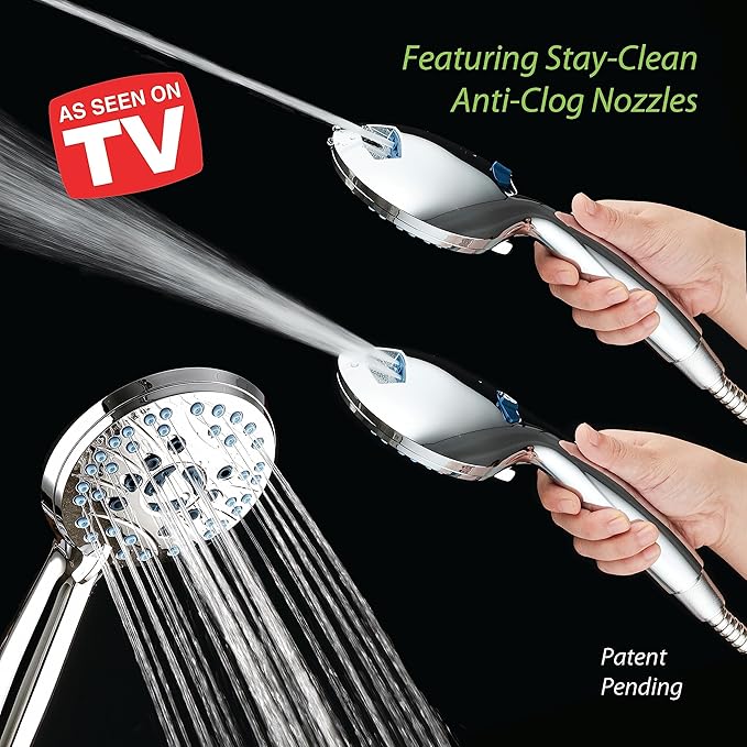 Hotel Spa AquaCare for California As-Seen-On-TV High Pressure Handheld Rain