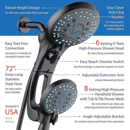 Hotel Spa AquaCare for California As-Seen-On-TV High Pressure Handheld Rain